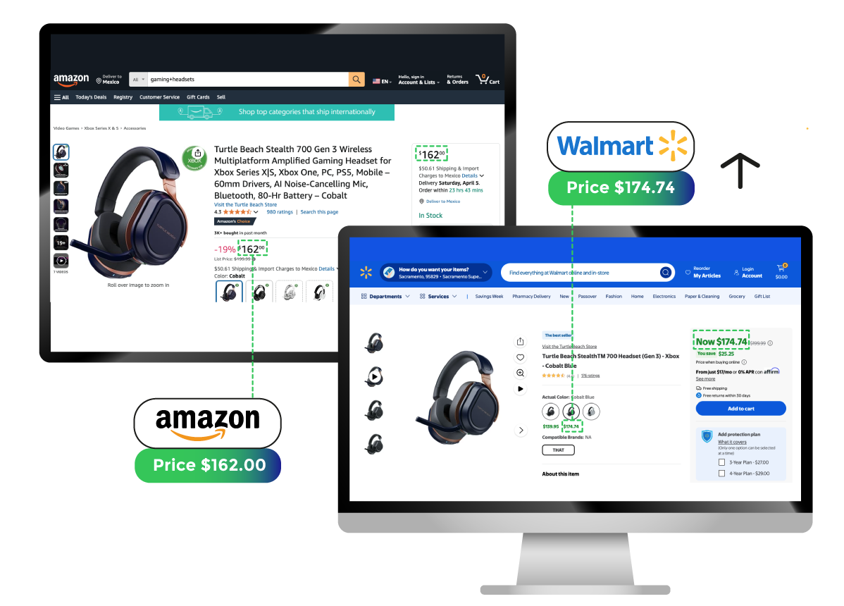 web SP ilus price monitoring